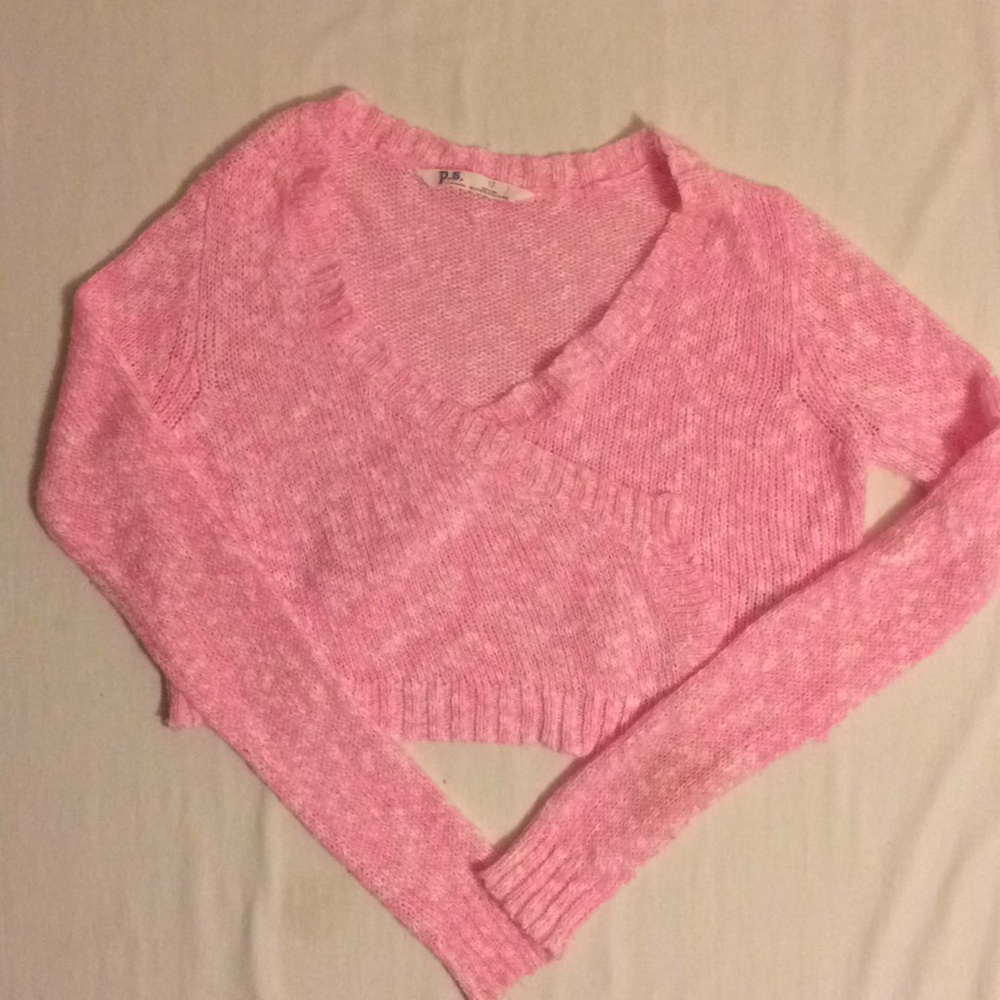 Pink Wrap Shrug Sweater